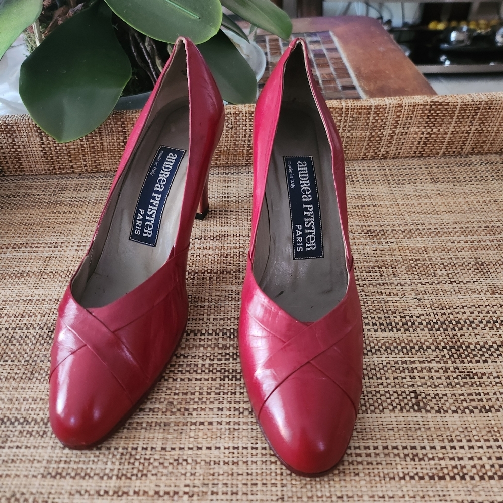 Andrea Pfister Paris leather shoes size 37